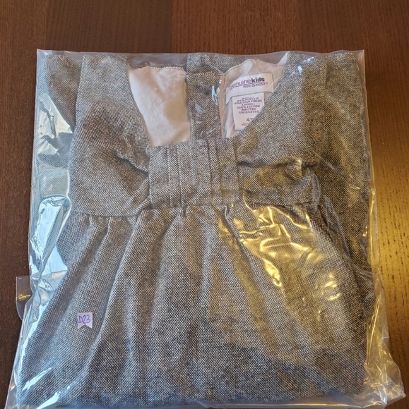 🍂🍁🍂Genuine Kids OshKosh 4T grey sparkle dress. Dark academia for grade school - Picture 5 of 5